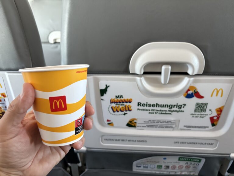 The power of inflight tray table advertising